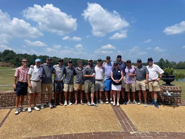Large group photo at the tournament