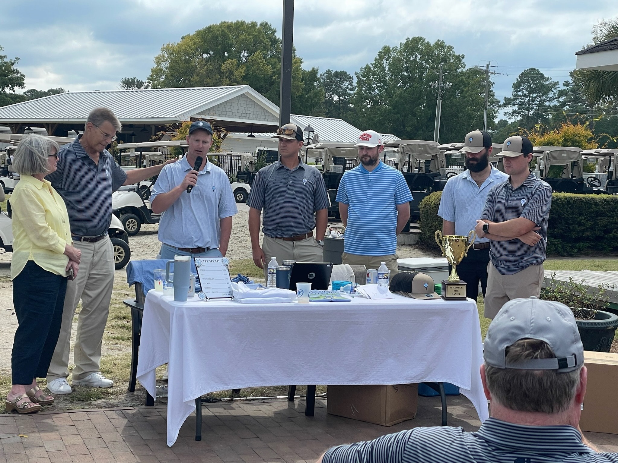 Tournament awards ceremony outdoor event