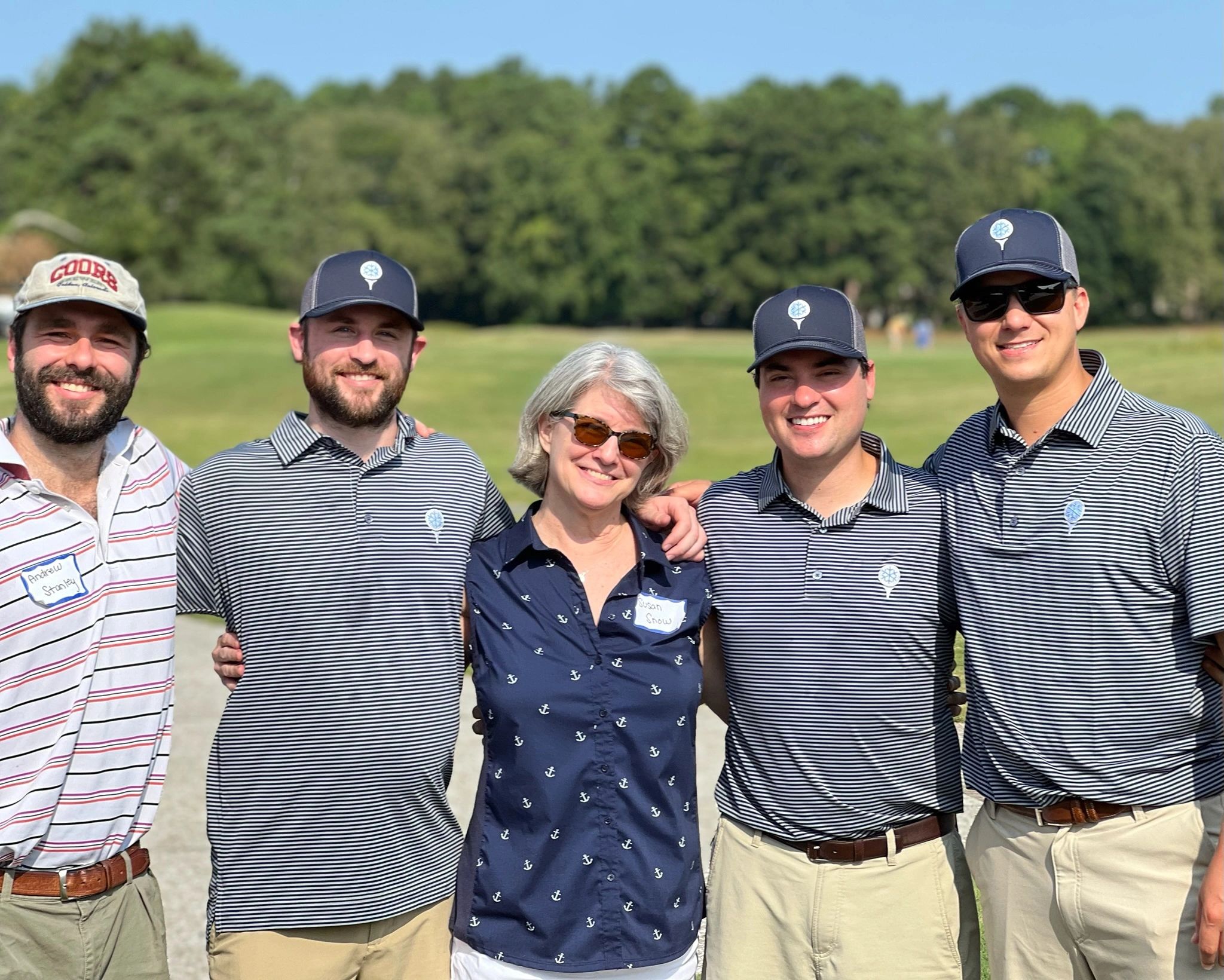 Golf tournament team photo